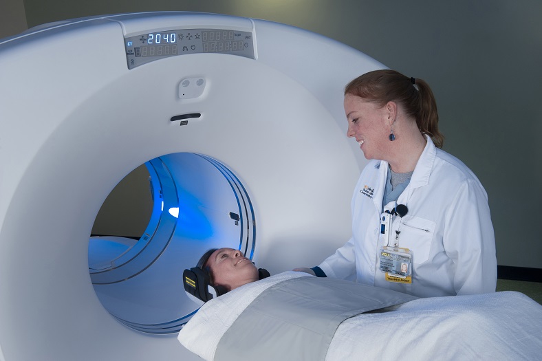Patient getting an MRI 