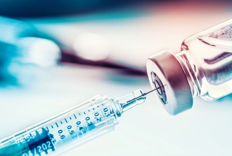 Medicine and syringe