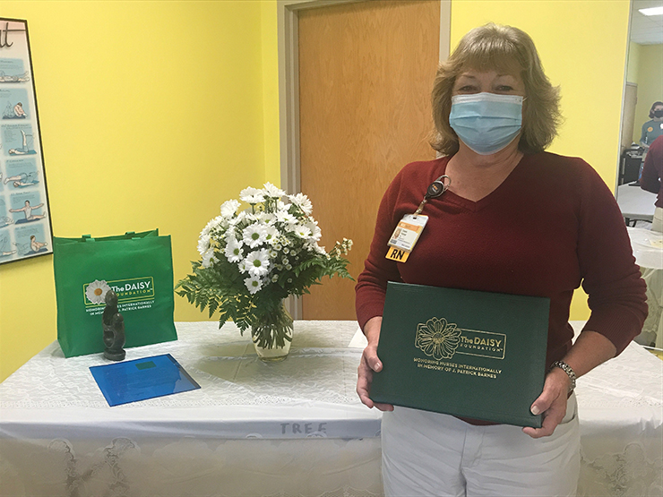 Connie Puryear, RN, BSN, Clinical Nurse II, in Home Health and Hospice with VCU Health Community Memorial Hospital earned The DAISY Award for Extraordinary Nurses® for exemplary patient care.