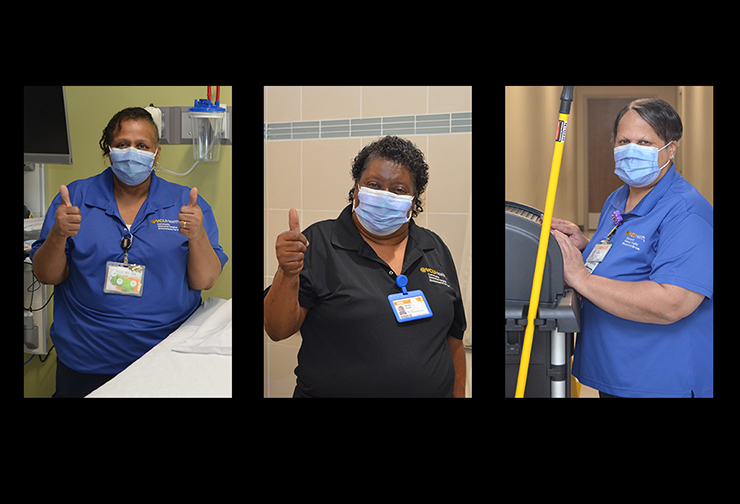 At VCU Health Community Memorial Hospital (VCU Health CMH) the environmental services team is hard at work around the clock cleaning the hospital and preventing the spread of infection; keeping patients, visitors and employees safe. Many of them have been employed at VCU Health CMH for more than a decade.