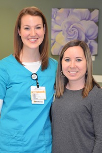 Sally Wilson, MS, CCC-SLP, of Blackstone, has worked at CMH Rehab for nearly two years. Amy Wilkins, MS, CCC-SLP, lives in Nelson and has worked at VCU Health CMH for more than three years.