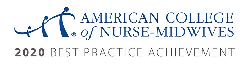 2020 Best Practice Achievement American College of Nurse-Midwives award logo