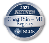 2021 Silver Performance Achievement Award Chest Pain - MI Registry from NCDR