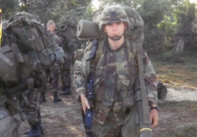 Photo of Brian Stith in military uniform