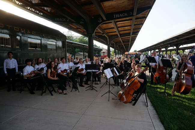 Members of VCU Health Orchestra play