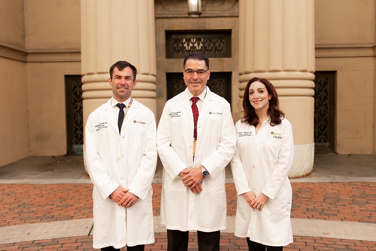 Drs. Ryan Fairley, Guilherme Campos and Jennifer Salluzzo