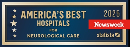 A banner for Newsweek and Statista's America's Best Hospitals for Neurological Care for 2025.