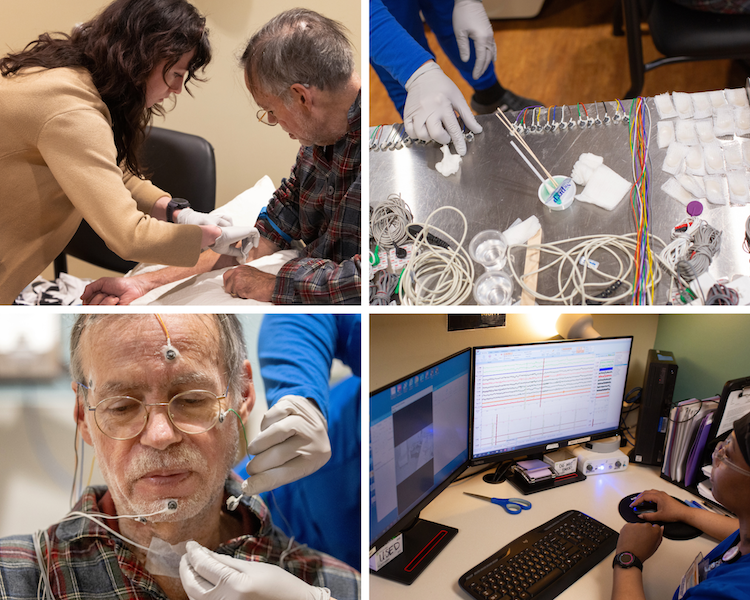 collage of sleep study participants