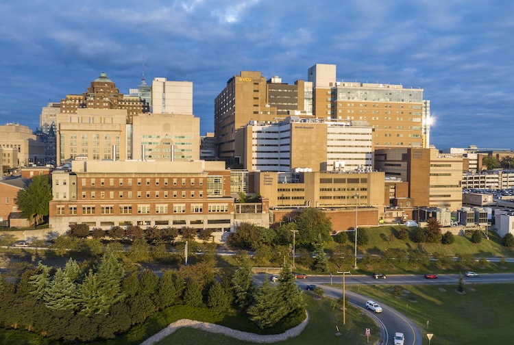 Skyline of Richmond with VCU Medical Center