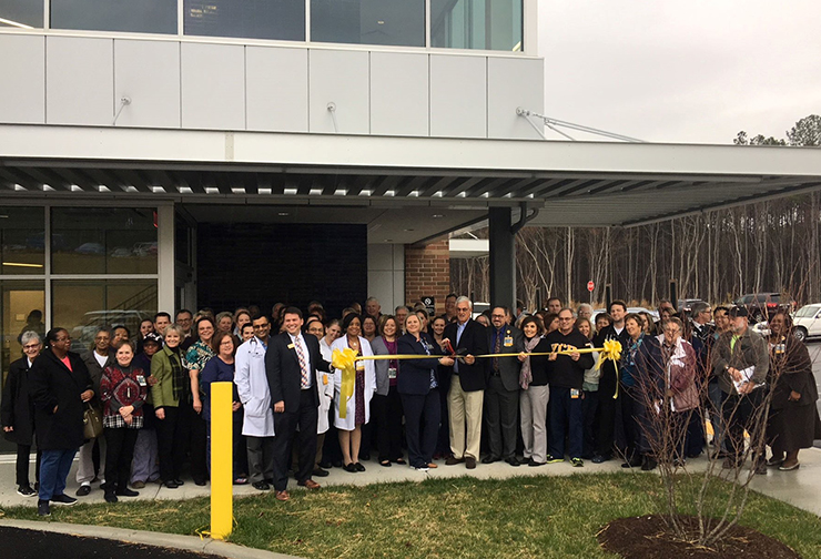 CARE Building ribbon cutting feb 2018