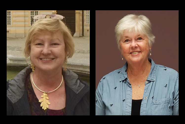Linda Seeley and Peggy Donochod