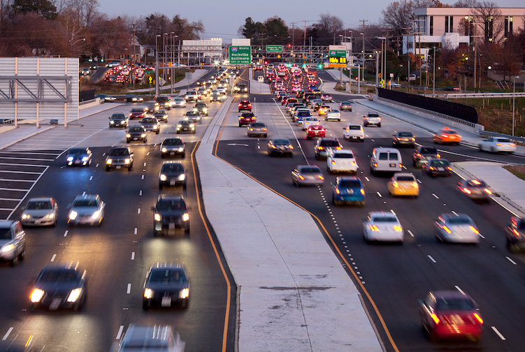 Image of traffic in northern virginia