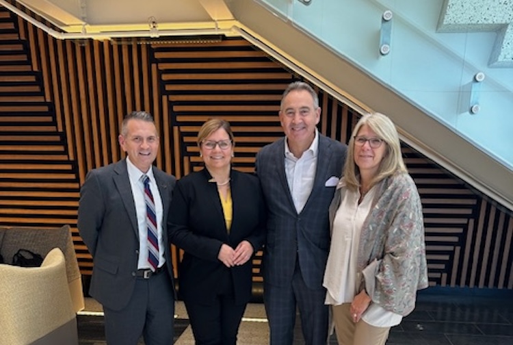 four people in the college of health professions