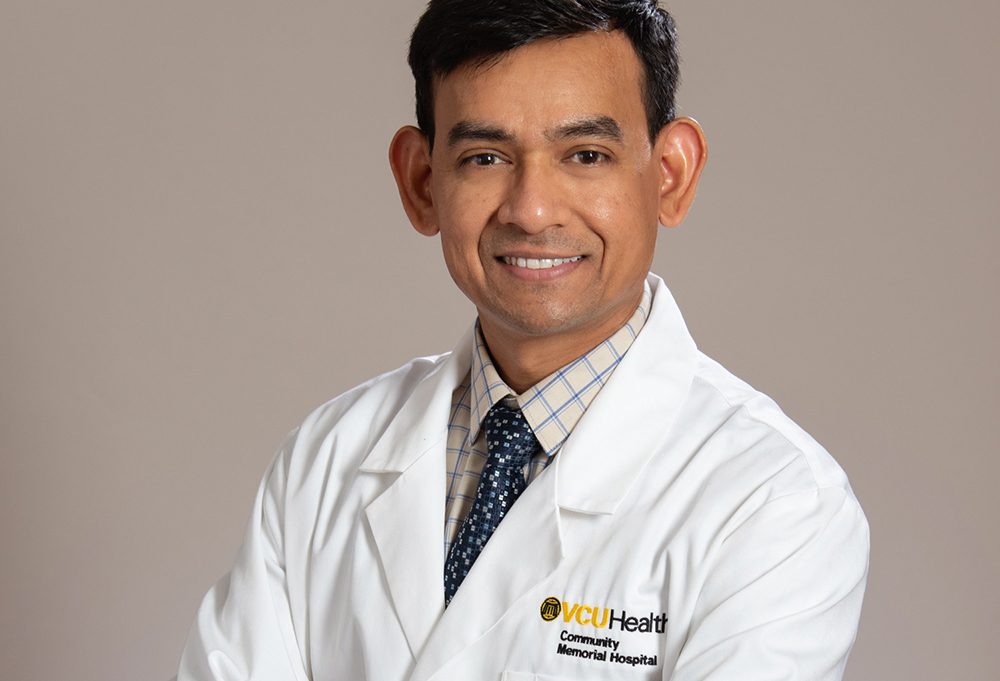 The speaker is Dr. Metikala, an orthopaedic surgeon with CMH Orthopaedic Service in South Hill.