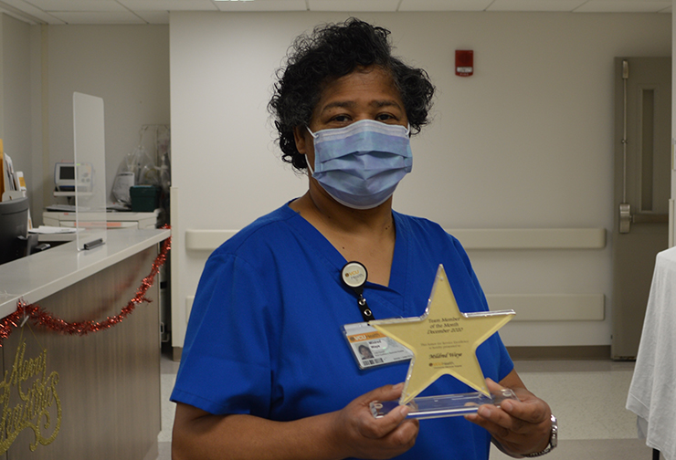 Mildred Waye, Dec 2020 Team Member of the Month (VCU Health CMH)