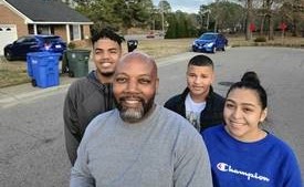 Tokoyo Carlton and his children