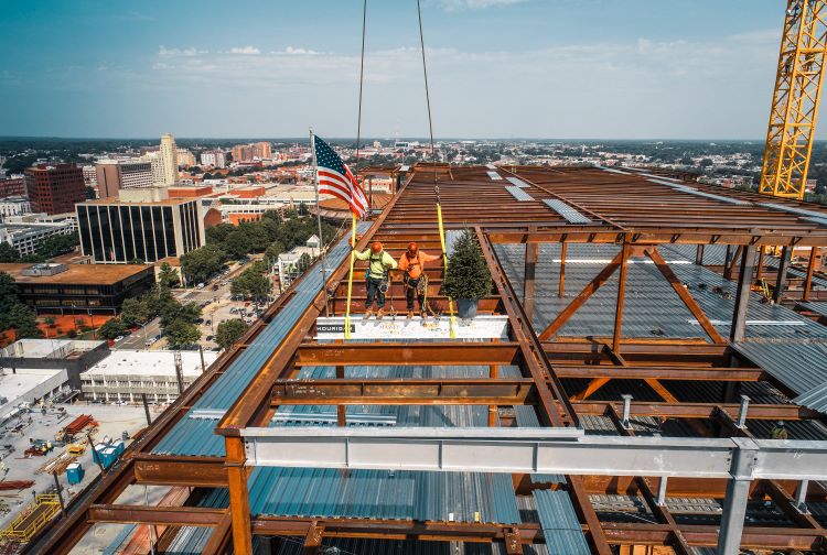 Construction of the Adult Outpatient Pavilion