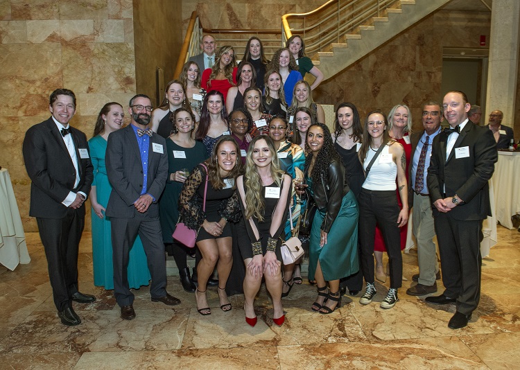 Attendees of Evans-Haynes Burn Center 75th Anniversary celebration