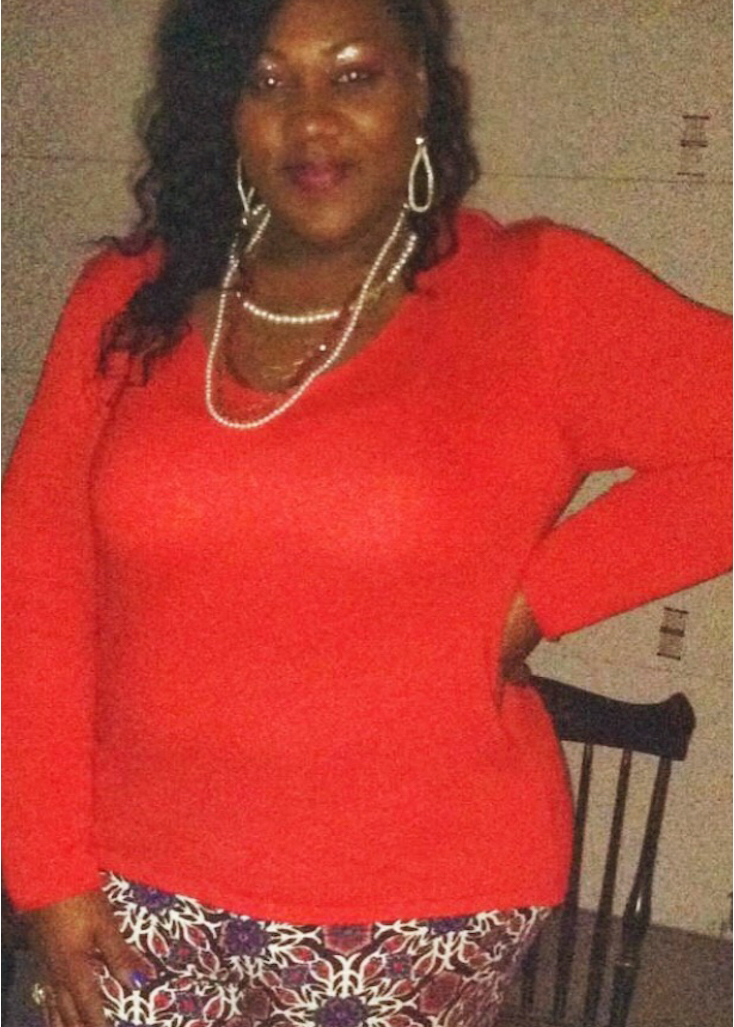 Ciara Logan before surgery