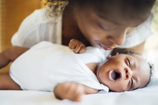 Mother with baby