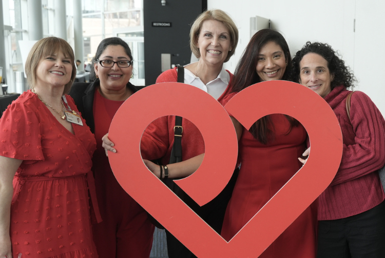 Pauley faculty and staff pose at the 2026 Heart Health in Women Symposium