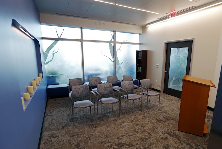 A space for hope and healing, a look inside the Children’s Tower’s new multi-faith chapel